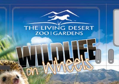 The Living Desert Wildlife on Wheels Van Wrap