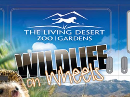 The Living Desert Wildlife on Wheels Van Wrap