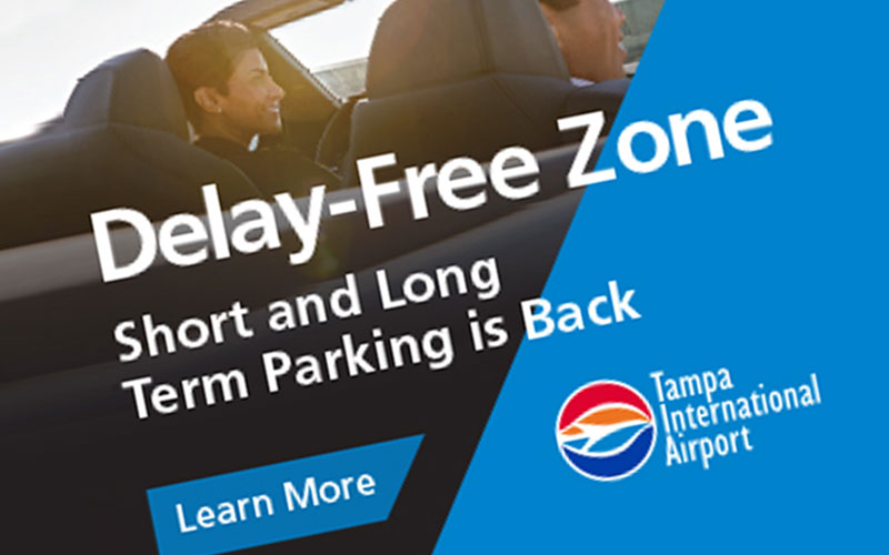 Tampa International Airport – Short and Long Term Parking Banner Ads
